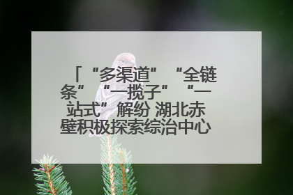 “多渠道”“全链条”“一揽子”“一站式”解纷 湖北赤壁积极探索综治中心规范化建设新路子