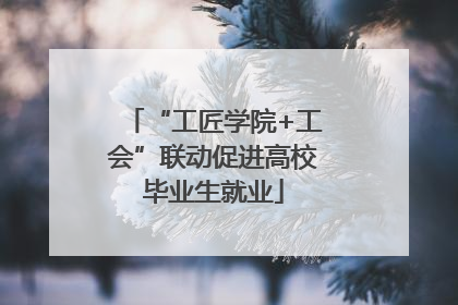 “工匠学院+工会”联动促进高校毕业生就业
