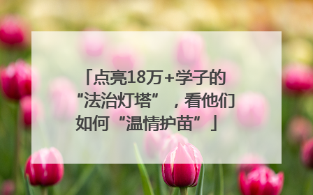 点亮18万+学子的“法治灯塔”，看他们如何“温情护苗”