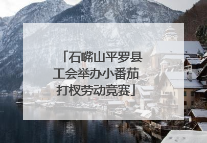 石嘴山平罗县工会举办小番茄打杈劳动竞赛