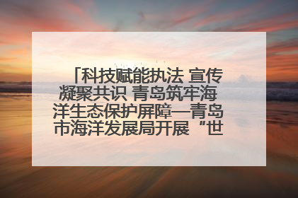 科技赋能执法 宣传凝聚共识 青岛筑牢海洋生态保护屏障—青岛市海洋发展局开展“世界海洋日”和“全国海洋宣传日”宣传活动