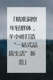 精准洞察年轻群体，羊小咩打造“一站式品质生活”新范