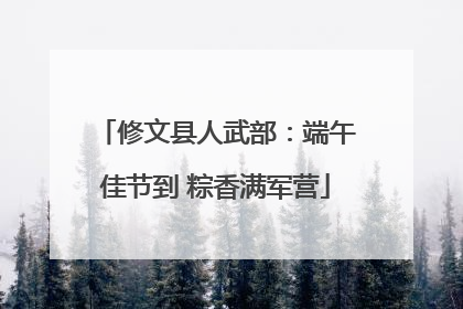 修文县人武部：端午佳节到 粽香满军营