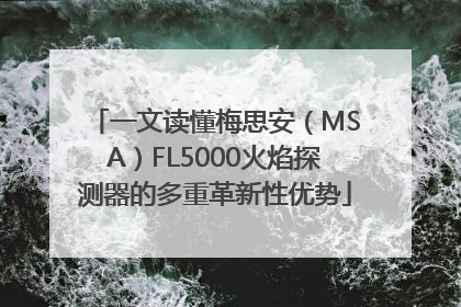 一文读懂梅思安（MSA）FL5000火焰探测器的多重革新性优势