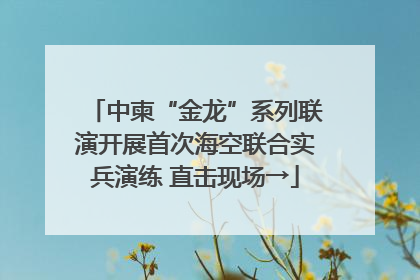 中柬“金龙”系列联演开展首次海空联合实兵演练 直击现场→