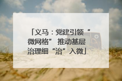 义马：党建引领“微网格” 推动基层治理细“治”入微
