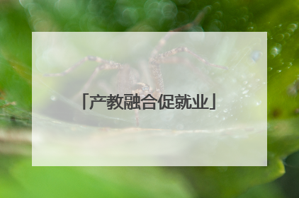 产教融合促就业