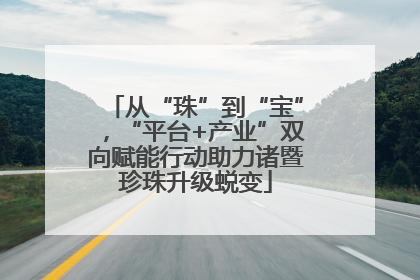 从“珠”到“宝”，“平台+产业”双向赋能行动助力诸暨珍珠升级蜕变