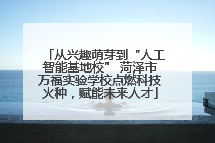 从兴趣萌芽到“人工智能基地校” 菏泽市万福实验学校点燃科技火种，赋能未来人才