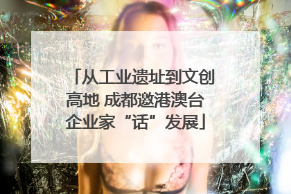 从工业遗址到文创高地 成都邀港澳台企业家“话”发展