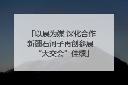 以展为媒 深化合作 新疆石河子再创参展“大交会”佳绩