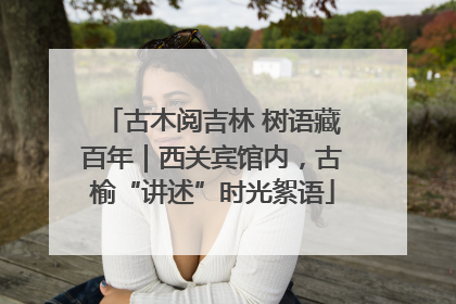 古木阅吉林 树语藏百年｜西关宾馆内，古榆“讲述”时光絮语