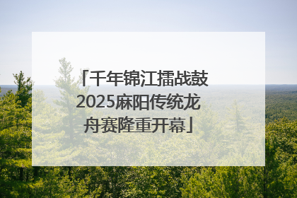 千年锦江擂战鼓 2025麻阳传统龙舟赛隆重开幕