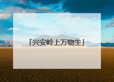 兴安岭上万物生