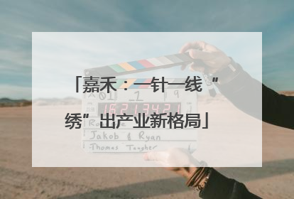 嘉禾：一针一线“绣”出产业新格局