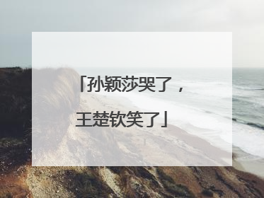 孙颖莎哭了，王楚钦笑了