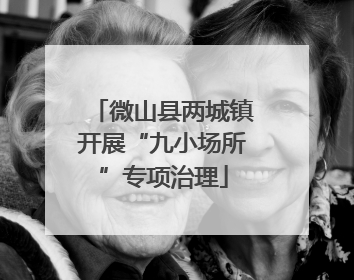 微山县两城镇开展“九小场所”专项治理