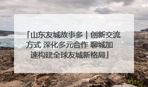 山东友城故事多｜创新交流方式 深化多元合作 聊城加速构建全球友城新格局