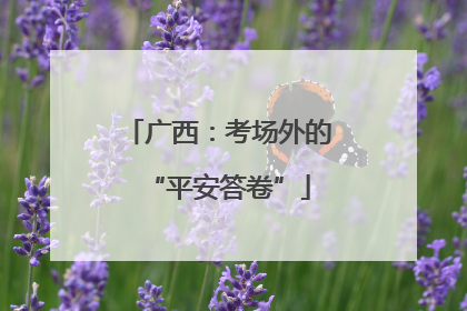 广西：考场外的“平安答卷”