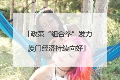 政策“组合拳”发力 厦门经济持续向好