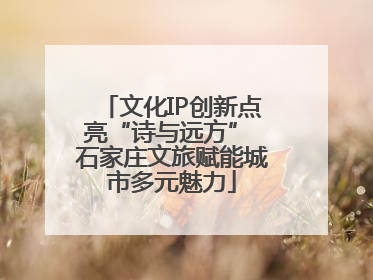 文化IP创新点亮“诗与远方” 石家庄文旅赋能城市多元魅力