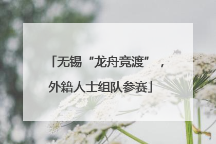无锡“龙舟竞渡”，外籍人士组队参赛