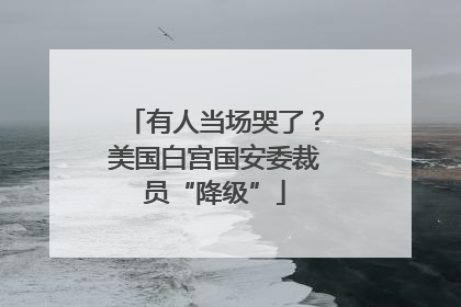 有人当场哭了？美国白宫国安委裁员“降级”