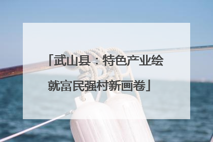武山县：特色产业绘就富民强村新画卷