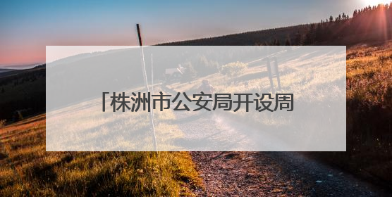 株洲市公安局开设周六学生专场办证服务