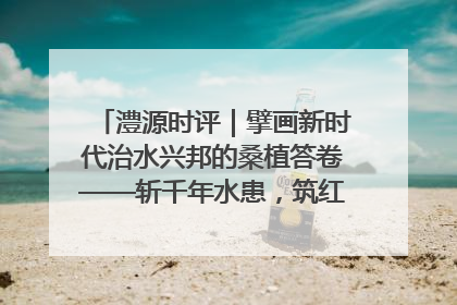 澧源时评｜擘画新时代治水兴邦的桑植答卷——斩千年水患，筑红色热土安澜基业