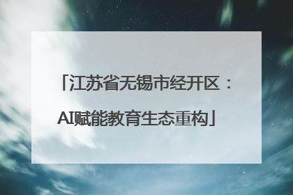 江苏省无锡市经开区：AI赋能教育生态重构