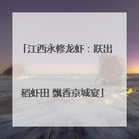 江西永修龙虾：跃出稻虾田 飘香京城宴