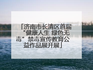 济南市长清区首届“健康人生 绿色无毒”禁毒宣传教育公益作品展开展