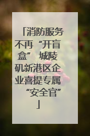 消防服务不再“开盲盒” 城陵矶新港区企业喜提专属“安全官”