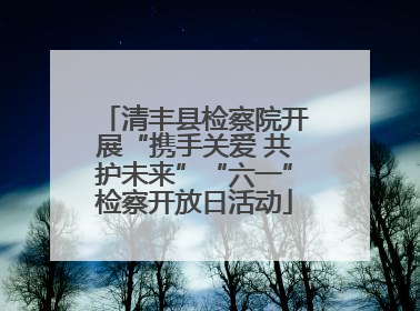 清丰县检察院开展“携手关爱 共护未来”“六一”检察开放日活动