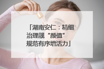 湖南安仁：精细治理靓“颜值” 规范有序增活力