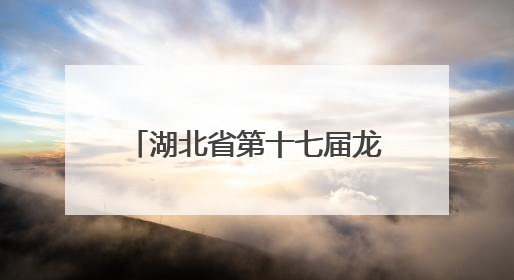 湖北省第十七届龙舟大赛圆满收官