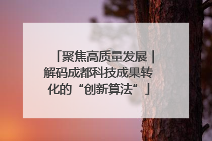 聚焦高质量发展｜解码成都科技成果转化的“创新算法”