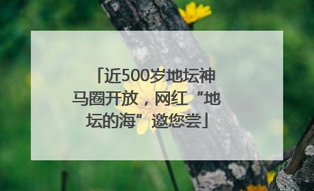 近500岁地坛神马圈开放，网红“地坛的海”邀您尝