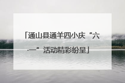 通山县通羊四小庆“六·一”活动精彩纷呈