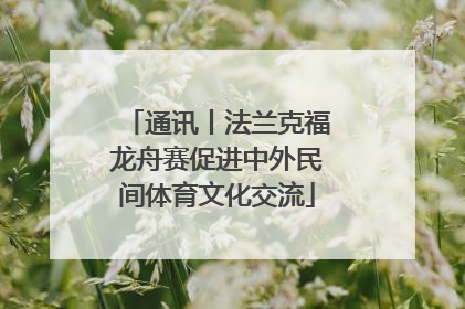 通讯丨法兰克福龙舟赛促进中外民间体育文化交流