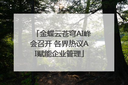 金蝶云苍穹AI峰会召开 各界热议AI赋能企业管理
