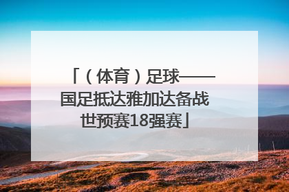 （体育）足球——国足抵达雅加达备战世预赛18强赛