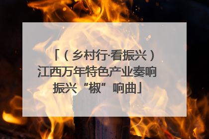 （乡村行·看振兴）江西万年特色产业奏响振兴“椒”响曲