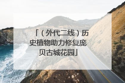 （外代二线）历史植物助力修复庞贝古城花园