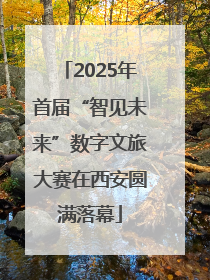 2025年首届“智见未来”数字文旅大赛在西安圆满落幕