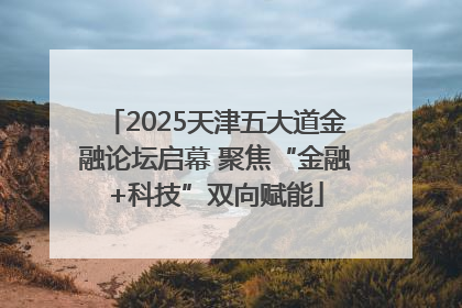 2025天津五大道金融论坛启幕 聚焦“金融+科技”双向赋能