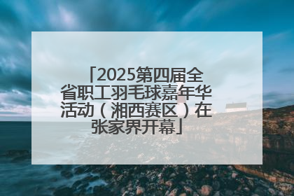 2025第四届全省职工羽毛球嘉年华活动（湘西赛区）在张家界开幕